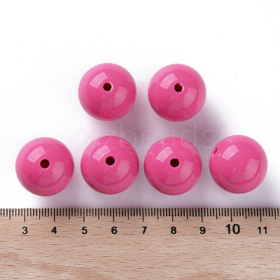 Opaque Acrylic Beads X-MACR-S370-C20mm-A13-1