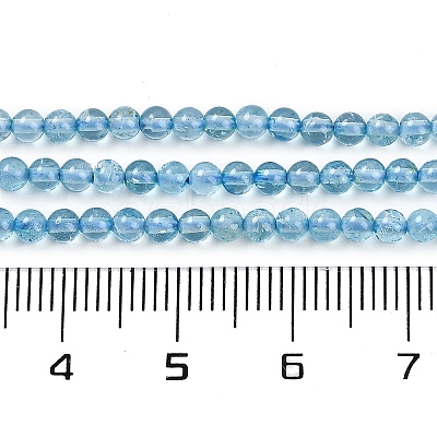 Natural Blue Topaz Beads Strands G-P553-A01-01-1