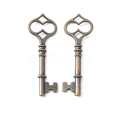 Tibetan Style Alloy Big Pendants TIBEP-14692-R-FF-1