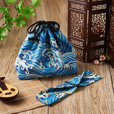 8Pcs 8 Styles Polycotton Bags ABAG-BT0001-03-1