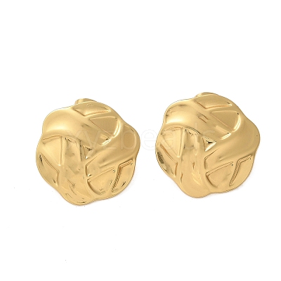 304 Stainless Steel Stud Earrings EJEW-U047-26G-1