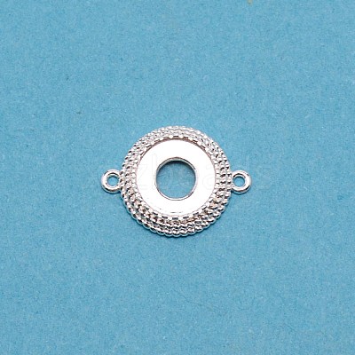 Brass Cabochon Connector Settings KK-TAC0014-05C-S-1