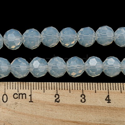 Imitation Jade Glass Beads Stands EGLA-A035-J8mm-D06-1