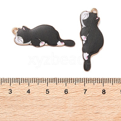 Alloy Enamel Pendants ENAM-Z022-01D-1