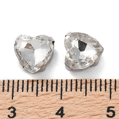 Heart Sew on Rhinestone RGLA-L028-04A-01-1