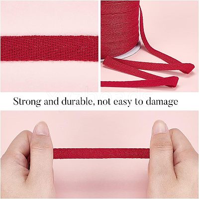 Cotton Twill Tape Ribbons OCOR-WH0058-35A-1