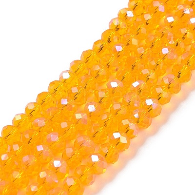 Electroplate Glass Beads Strands EGLA-A034-T4mm-L11-1