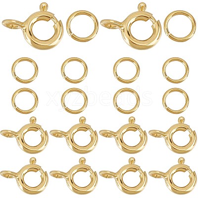 10Pcs 925 Sterling Silver Spring Ring Clasps STER-CN0001-22G-1