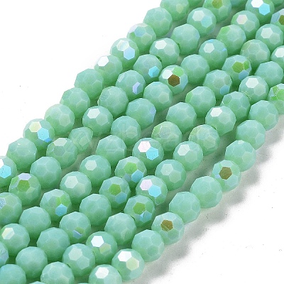 Opaque Glass Beads Strands EGLA-A035-P6mm-L14-1