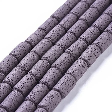 Natural Lava Rock Beads Strands G450-B14-1