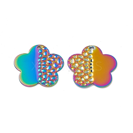Ion Plating(IP) 304 Stainless Steel Pendants STAS-B031-21R-1
