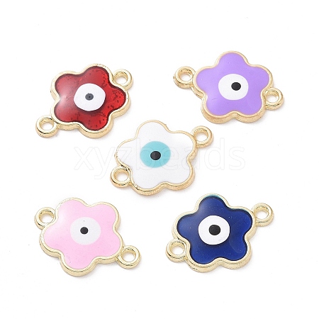 Alloy Enamel Connector Charms ENAM-A139-08G-1