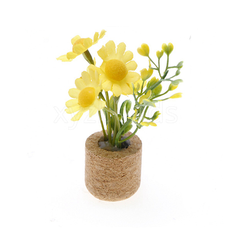 Plastic Potted Plant Mini Model PW-WGD7CCF-01-1