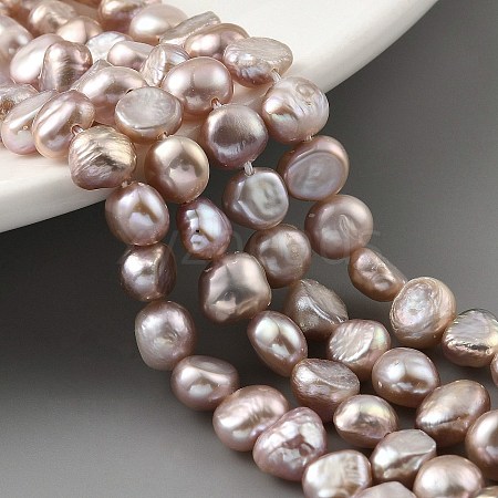 Natural Cultured Freshwater Pearl Beads Strands PEAR-A006-04C-1