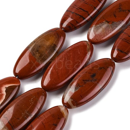 Natural Red Jasper Beads Strands G-B078-E10-01-1