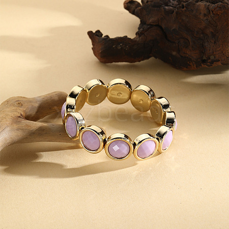 Acrylic Flat Round Bangles FS-WGBB717-01-1