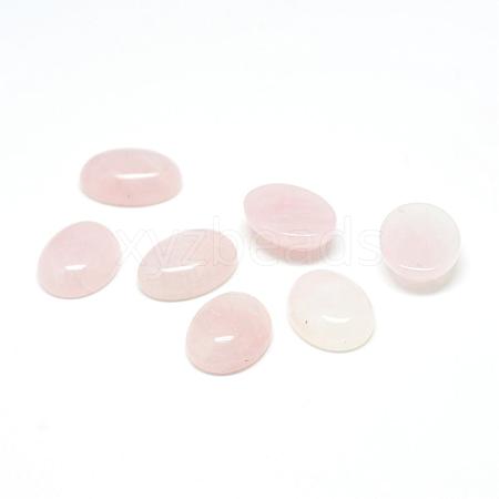 Natural Rose Quartz Gemstone Cabochons G-T020-13x18mm-17-1