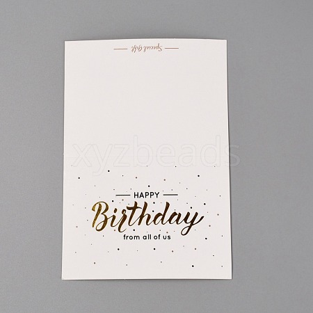 Coated Paper Cards DIY-WH0223-74J-1