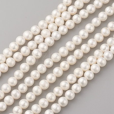 Natural Cultured Freshwater Pearl Beads Strands PEAR-G007-38-1