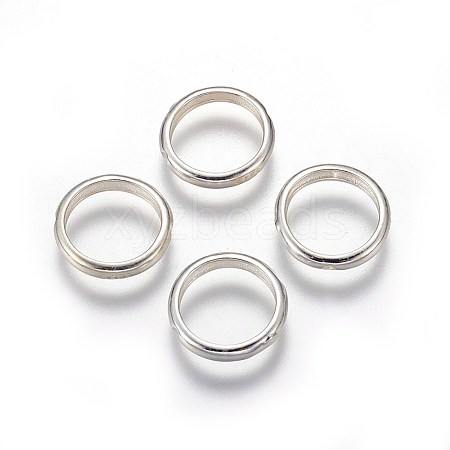 925 Sterling Silver Bead Frames STER-E062-06S-1