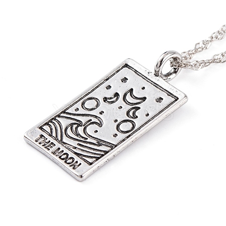 Alloy Pendant Necklaces NJEW-I241-02ASP-01-1