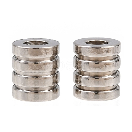 201 Stainless Steel Beads STAS-P437-10P-1