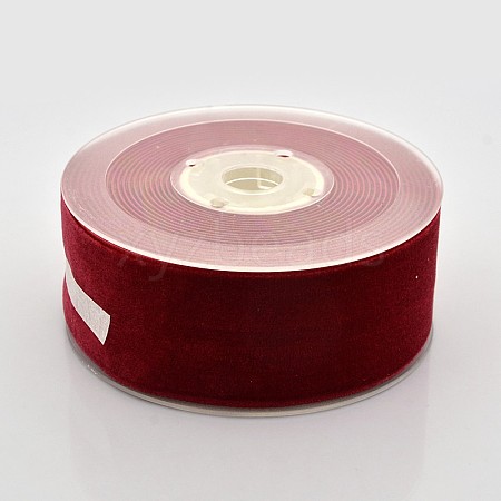 Polyester Velvet Ribbon for Gift Packing and Festival Decoration SRIB-M001-38mm-260-1