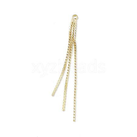 Brass Serpentine Chains Tassel Big Pendants KK-P227-05G-1