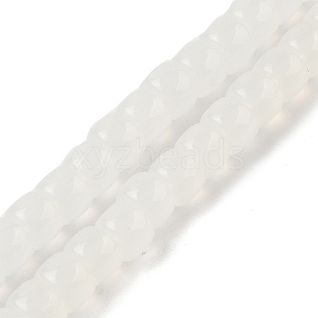 Baking Plating Glass Beads Strands GLAA-H036-01B-1