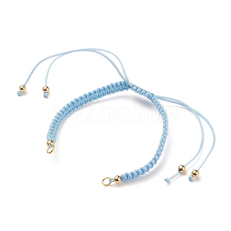 Adjustable Braided Polyester Cord Bracelet Making AJEW-JB00760-04-1