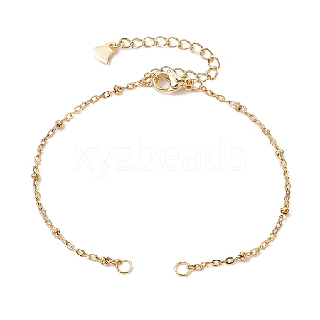 304 Stainless Steel Satellite Chain Bracelet Making AJEW-JB01277-01-1