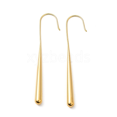 Ion Plating(IP) 304 Stainless Steel Dangle Earrings EJEW-Z028-03G-1