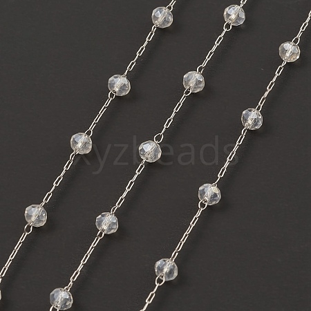 Glass Round Beaded Chains CHS-B003-04A-1