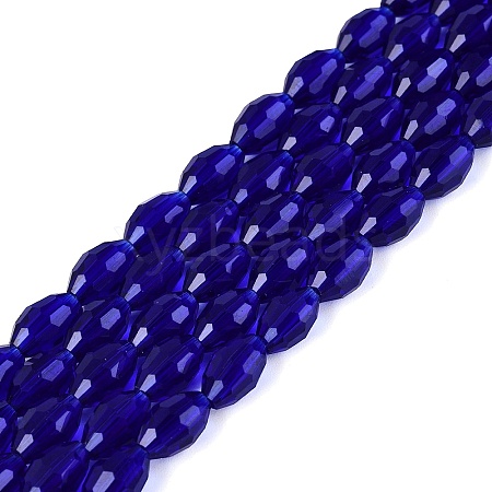 Transparent Glass Beads Strands GLAA-N071-01A-A15-1