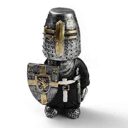 Resin Knight Guard Home Display Decorations DJEW-B003-01-1