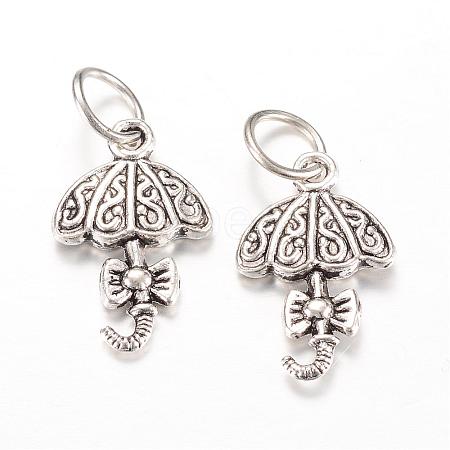 Tibetan Style Alloy Pendants PALLOY-S091-14AS-1