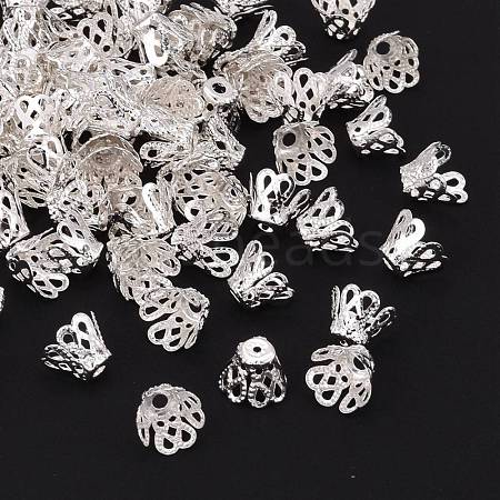 Multi-Petal Filigree Iron Bead Caps E114-S-1