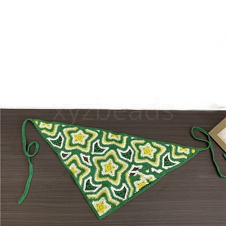 Triangle Lovely Star Pattern Cloth Hair Kerchief PW-WG955E2-05-1