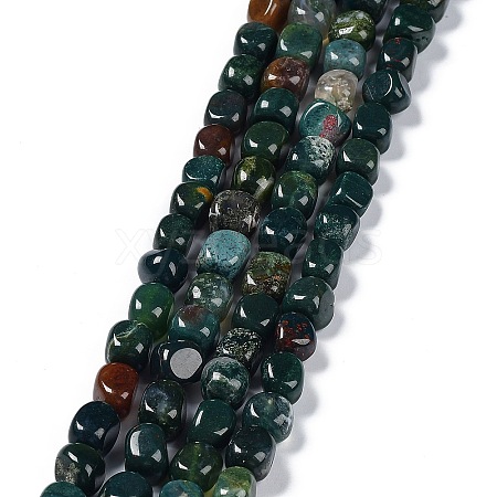 Natural Indian Agate Beads Strands G-C038-02R-1