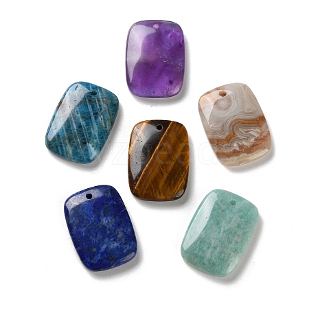 Natural Mixed Stone Pendants G-B123-06-1