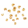 Brass Crimp Bead Covers X-KK-I681-13B-1