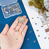 100Pcs 5 Style Zinc Alloy Cabochons MRMJ-CP0001-20-4