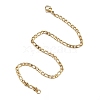 Ion Plating(IP) 304 Stainless Steel Figaro Chain Bracelets BJEW-L634-04A-G-4