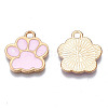 Alloy Enamel Pendants ENAM-T016-22LG-A-RS-3