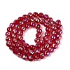 Transparent Glass Beads Strands GLAA-Q107-02A-05-2