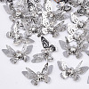 Brass Filigree Pendants X-KK-R082-07P-1