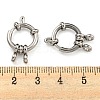 Non-Tarnish 304 Stainless Steel Spring Ring Clasps STAS-G190-17P-D-3