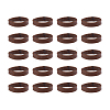 20Pcs Leather Watch Strap Bezel AJEW-FH0005-08B-1