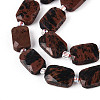 Natural Mahogany Obsidian Beads Strands G-T139-74-3