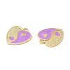 Alloy Enamel Pendants ENAM-G212-05G-3